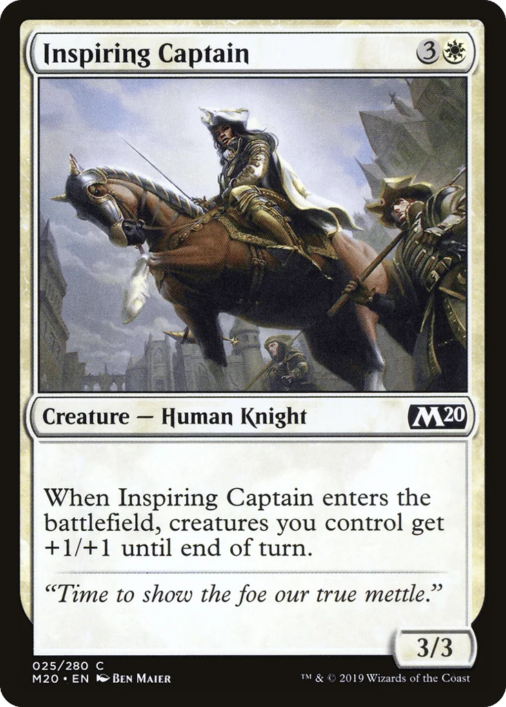 Inspiring Captain · Core Set 2020