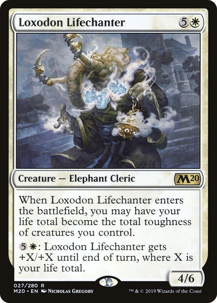 Loxodon Lifechanter · Core Set 2020