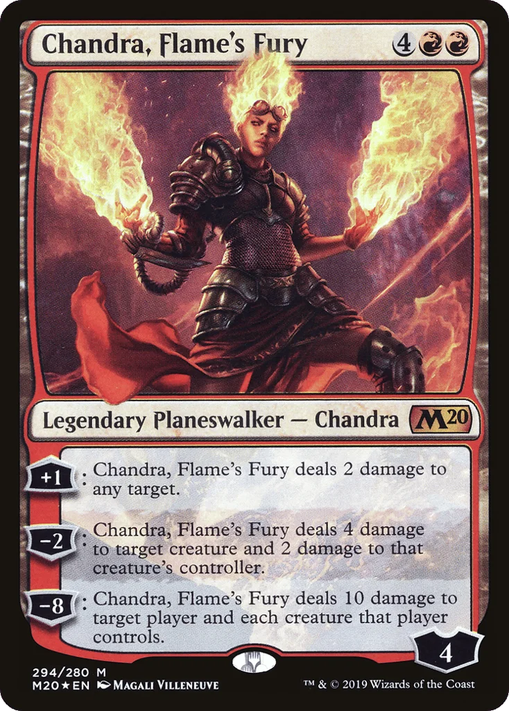 Chandra, Flame's Fury · Core Set 2020