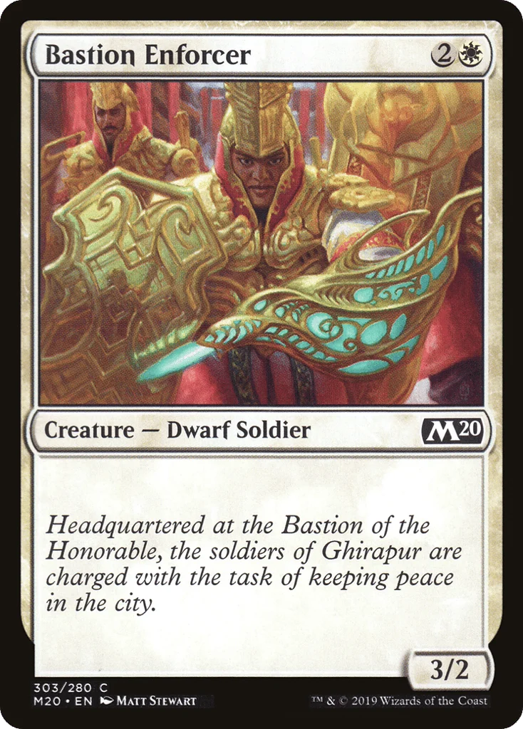 Bastion Enforcer · Core Set 2020