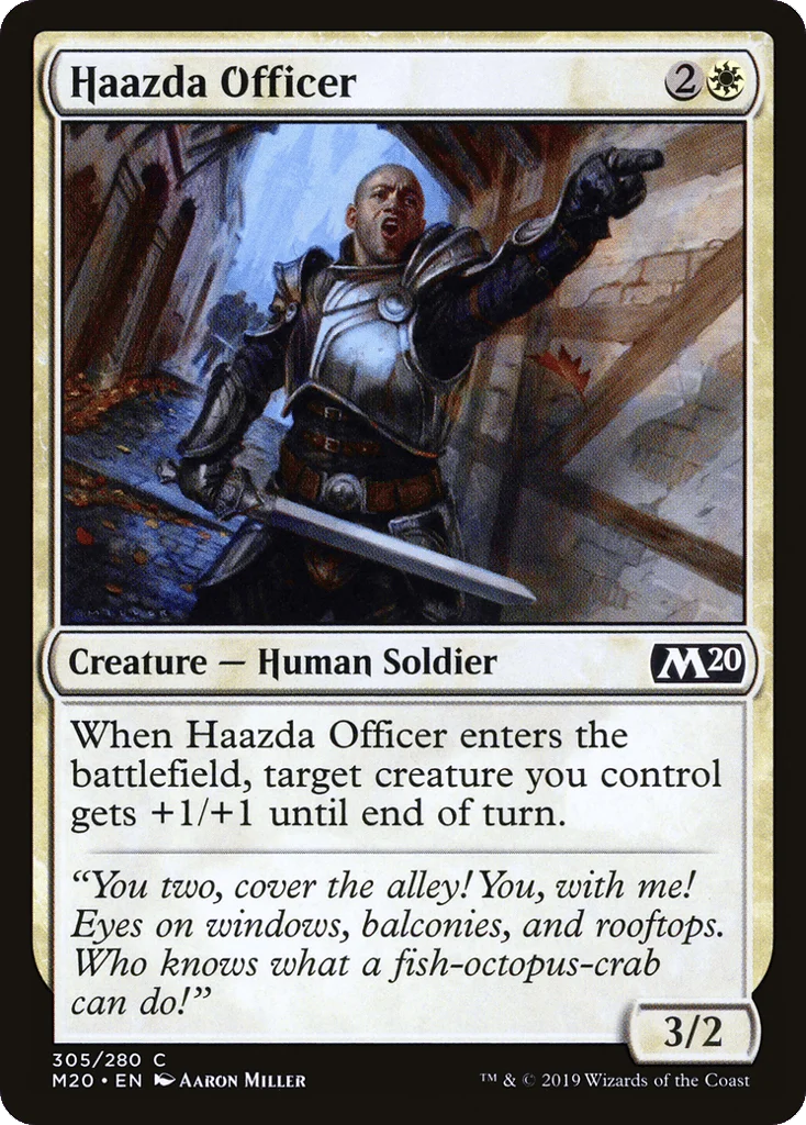 Haazda Officer · Core Set 2020