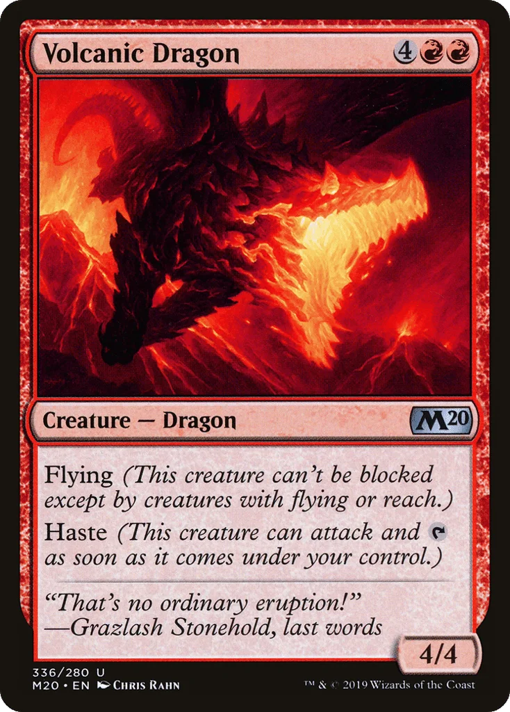 Volcanic Dragon · Core Set 2020