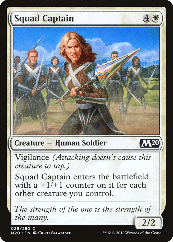 Squad Captain · Core Set 2020