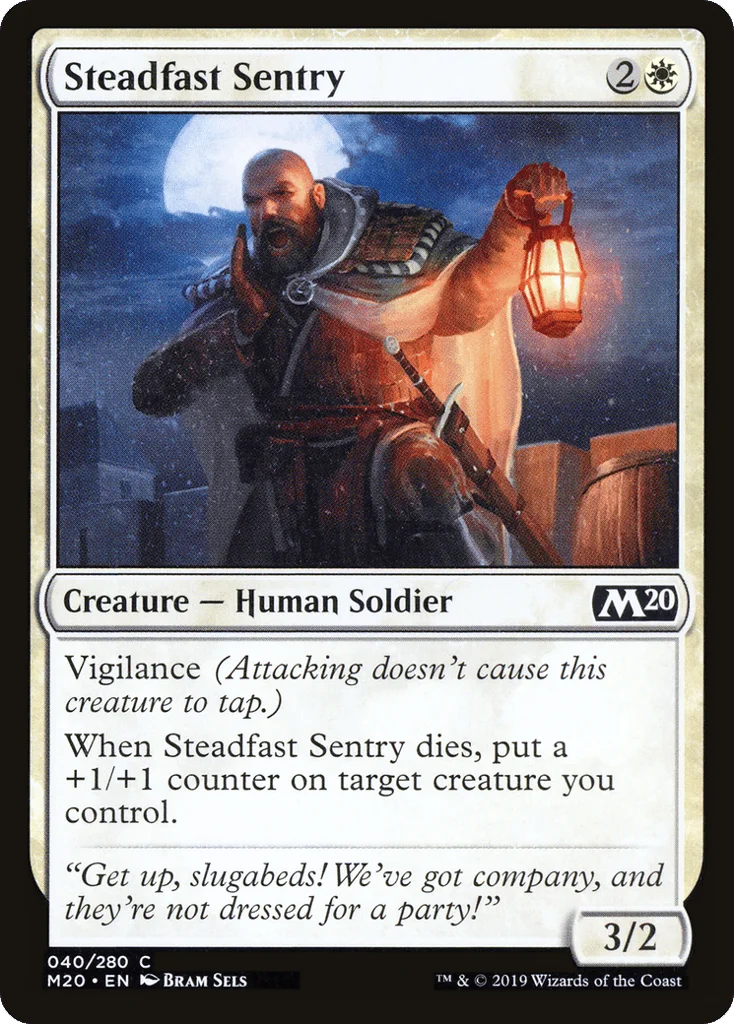 Steadfast Sentry · Core Set 2020