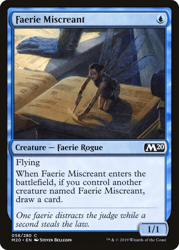 Faerie Miscreant · Core Set 2020