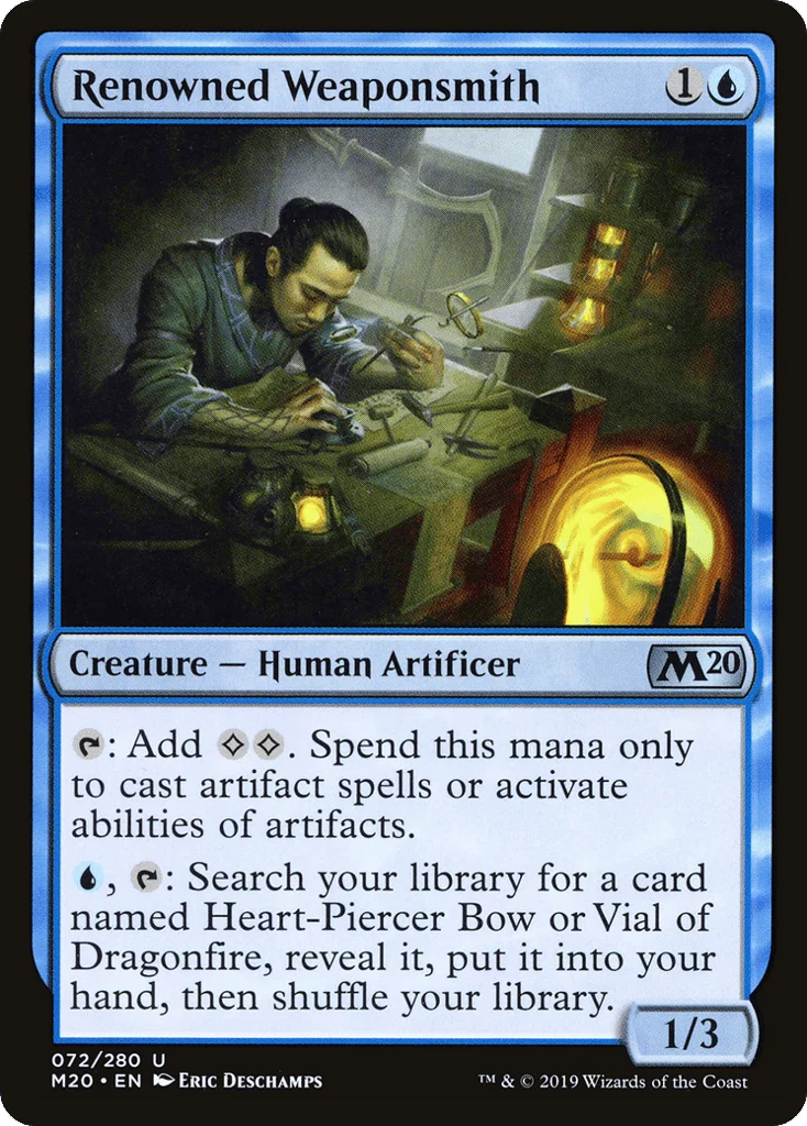 Renowned Weaponsmith · Core Set 2020