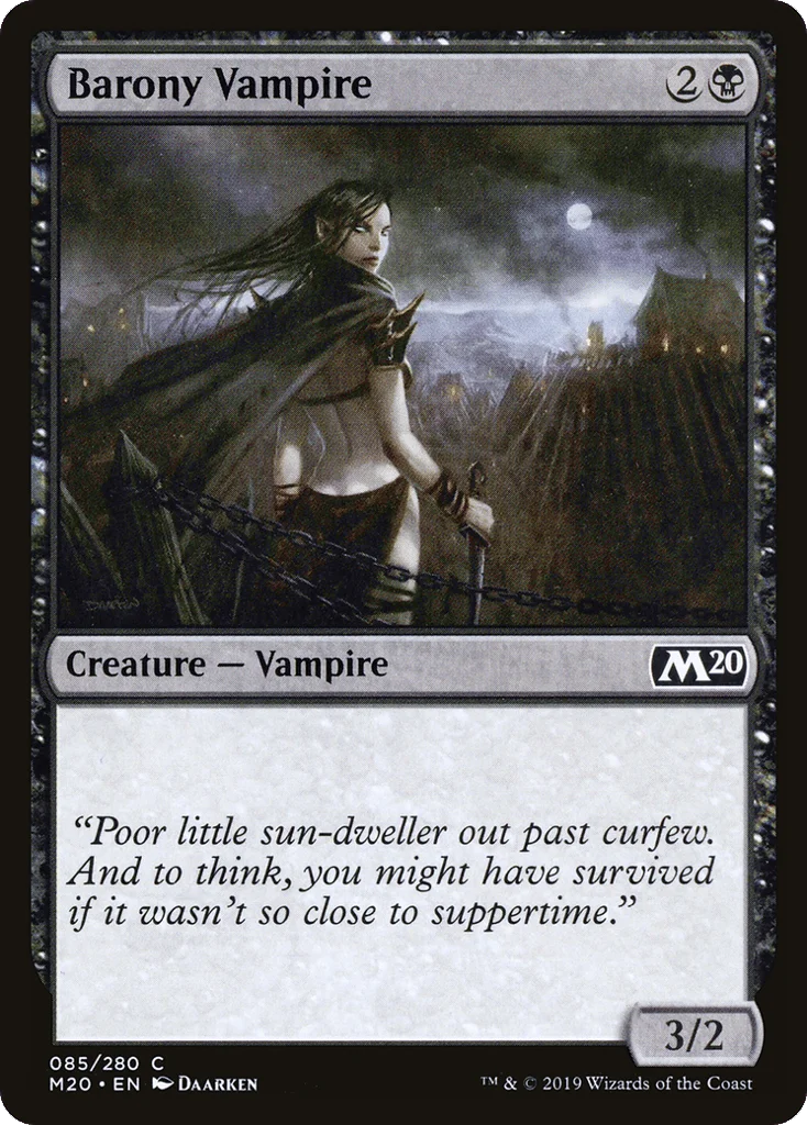 Barony Vampire · Core Set 2020