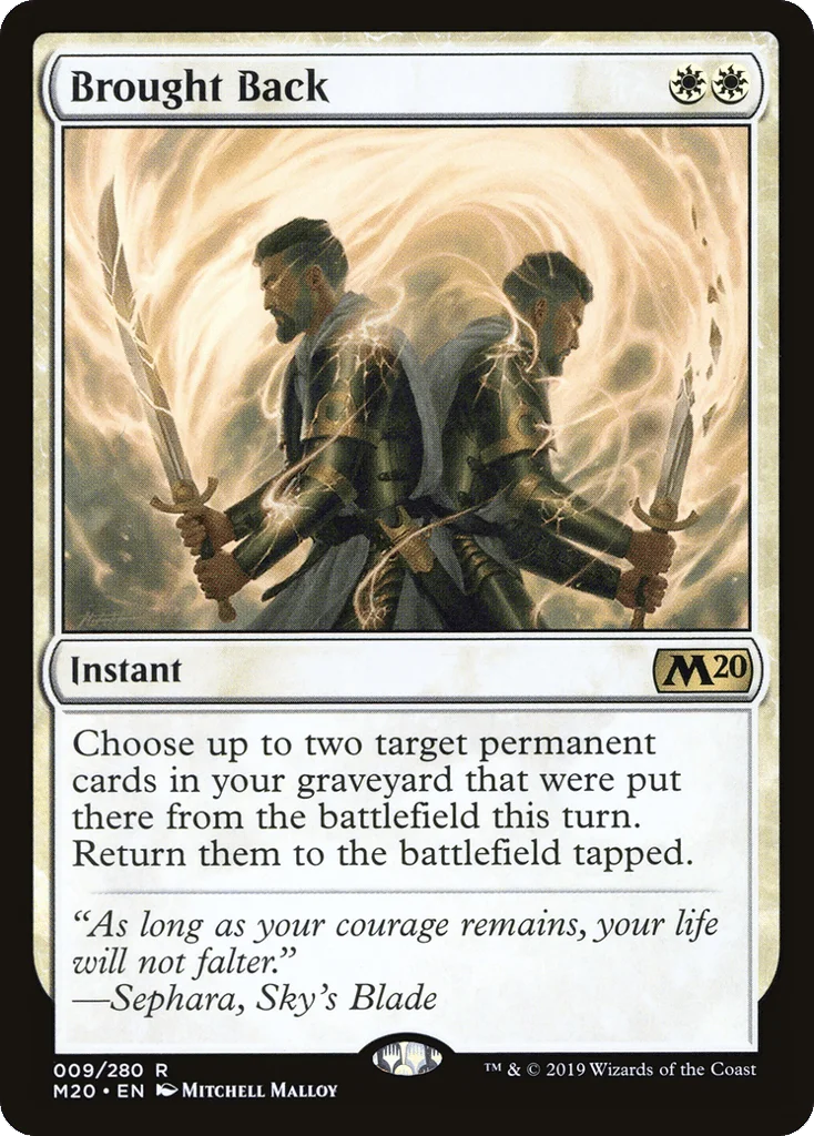 Brought Back · Core Set 2020