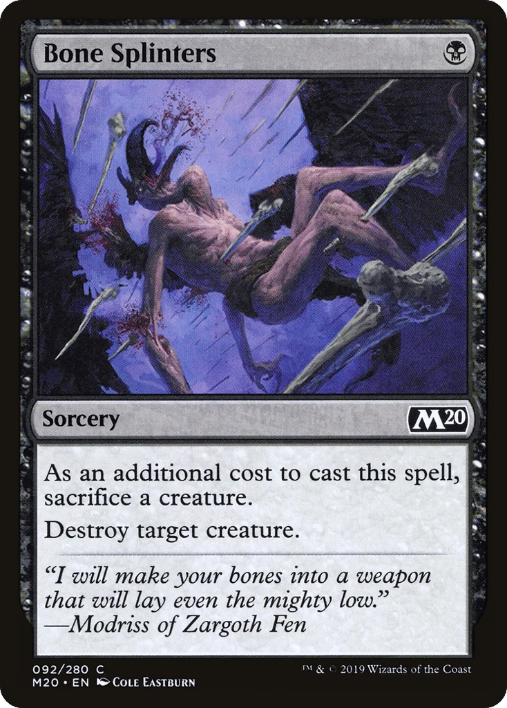 Bone Splinters · Core Set 2020
