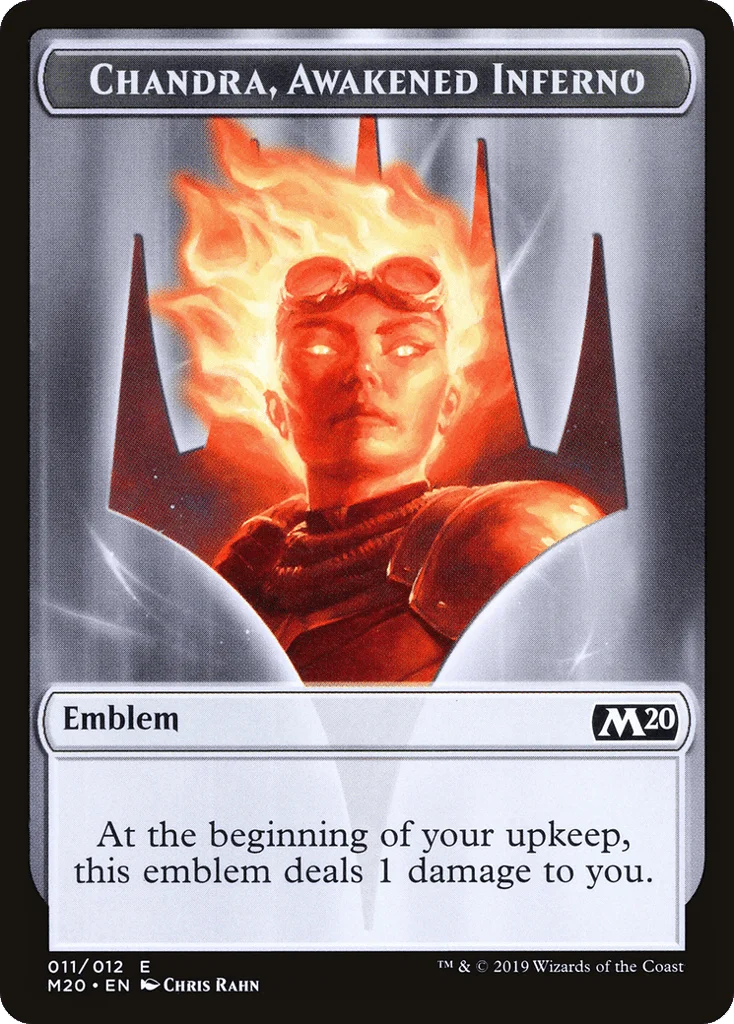 Chandra, Awakened Inferno Emblem · Core Set 2020