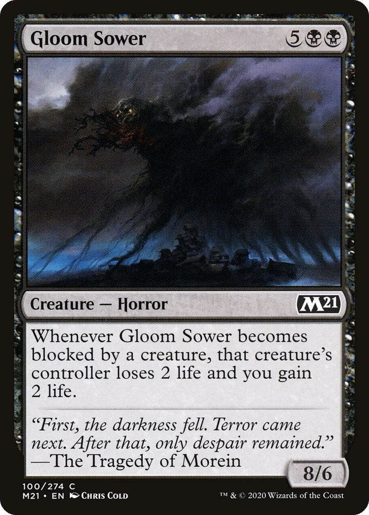 Gloom Sower · Core Set 2021