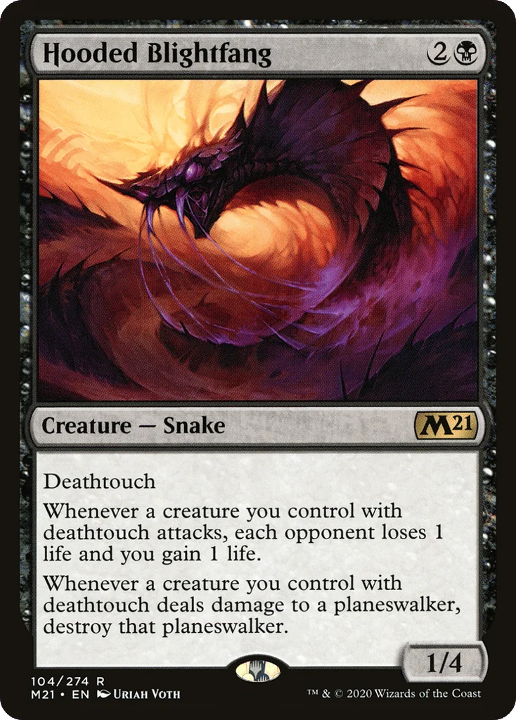 Hooded Blightfang · Core Set 2021