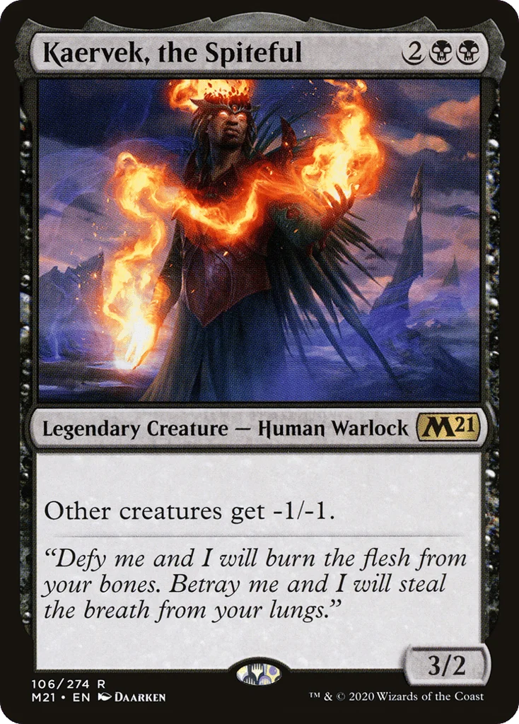 Kaervek, the Spiteful · Core Set 2021