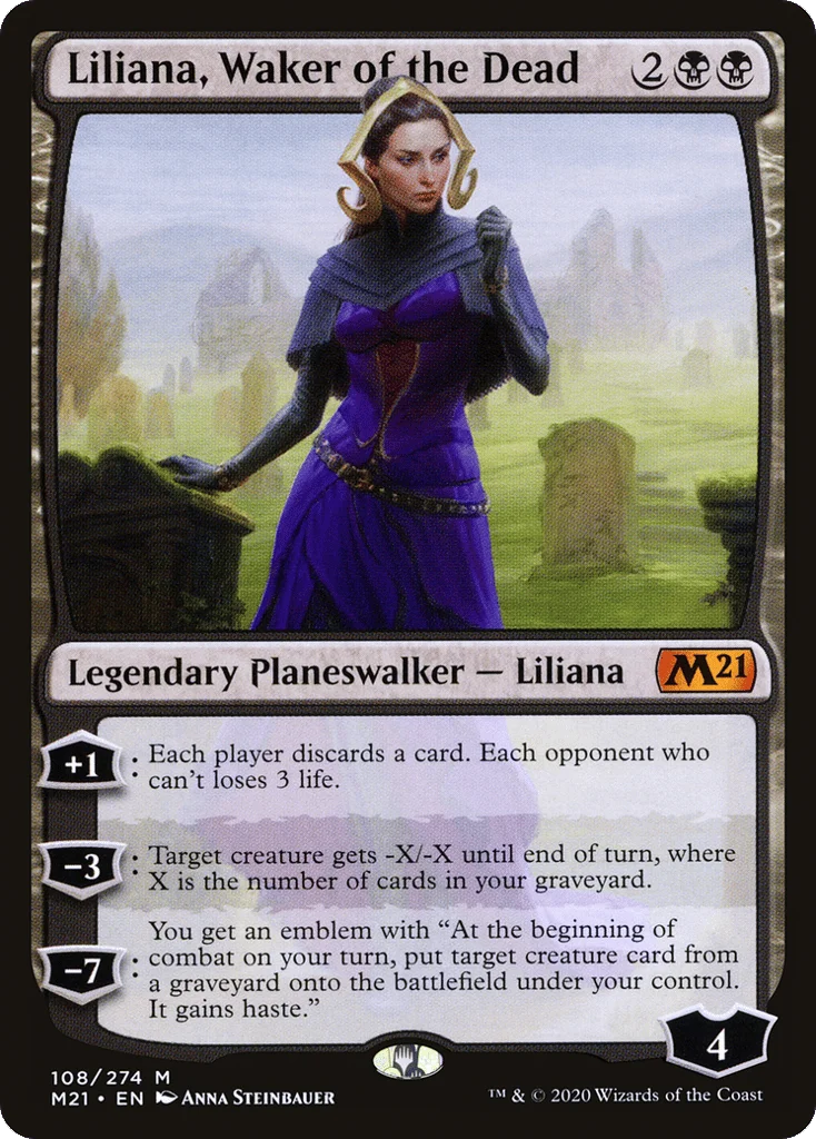 Liliana, Waker of the Dead · Core Set 2021