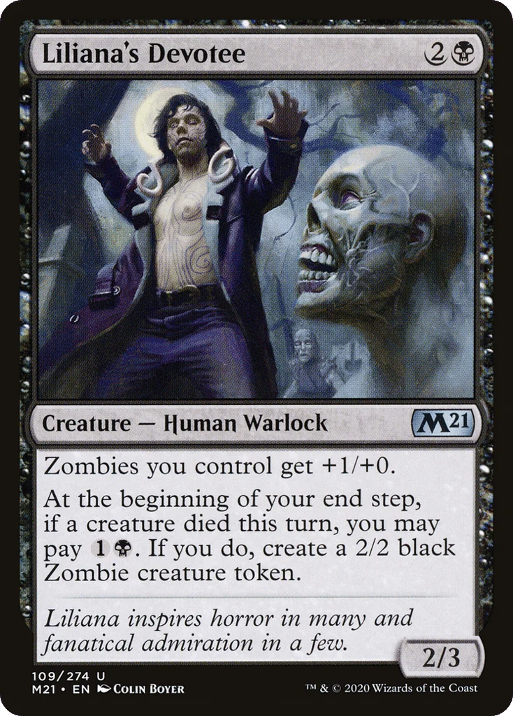 Liliana's Devotee · Core Set 2021