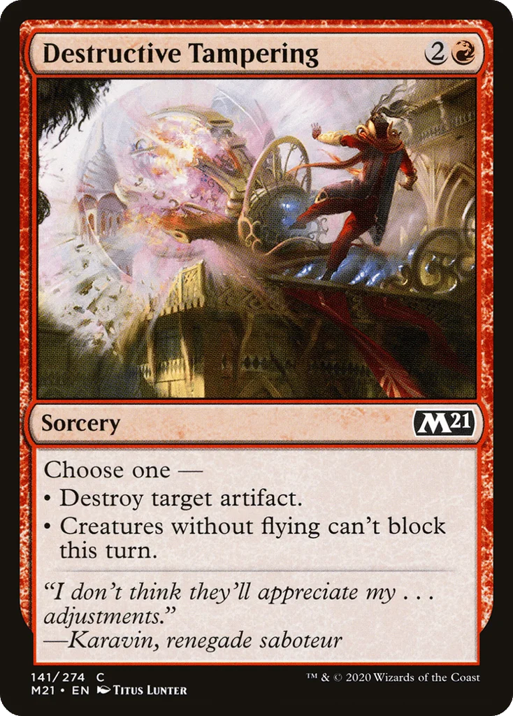 Destructive Tampering · Core Set 2021