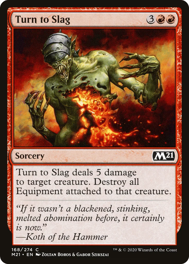 Turn to Slag · Core Set 2021