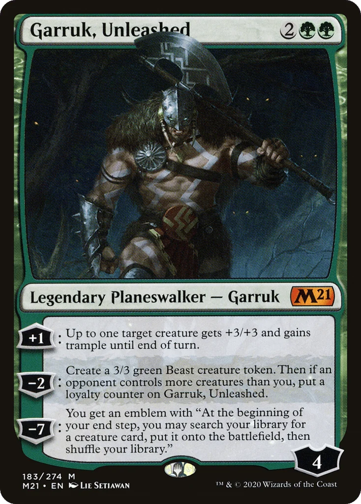 Garruk, Unleashed · Core Set 2021