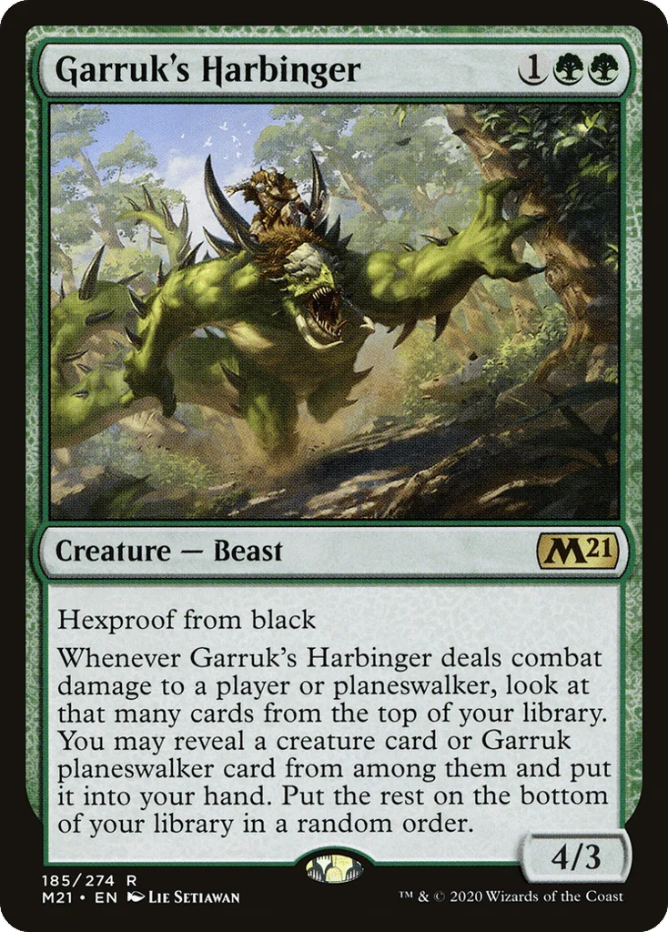 Garruk's Harbinger · Core Set 2021
