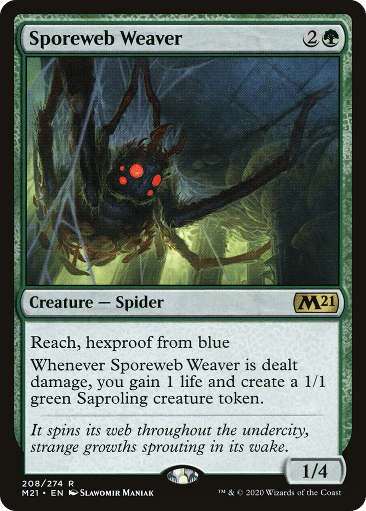 Sporeweb Weaver · Core Set 2021