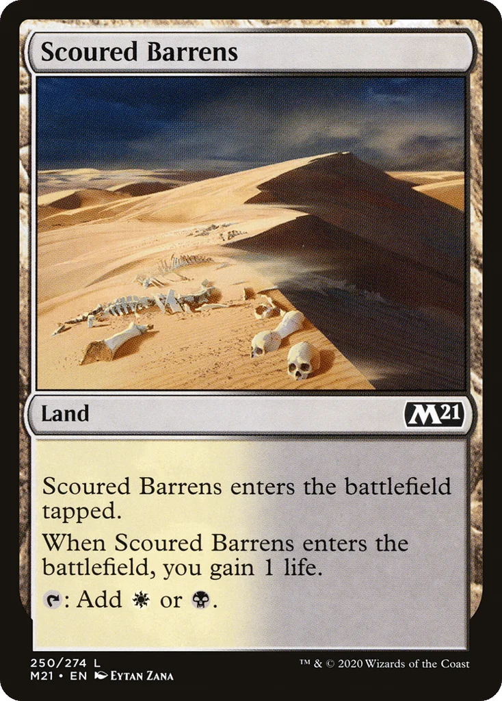 Scoured Barrens · Core Set 2021