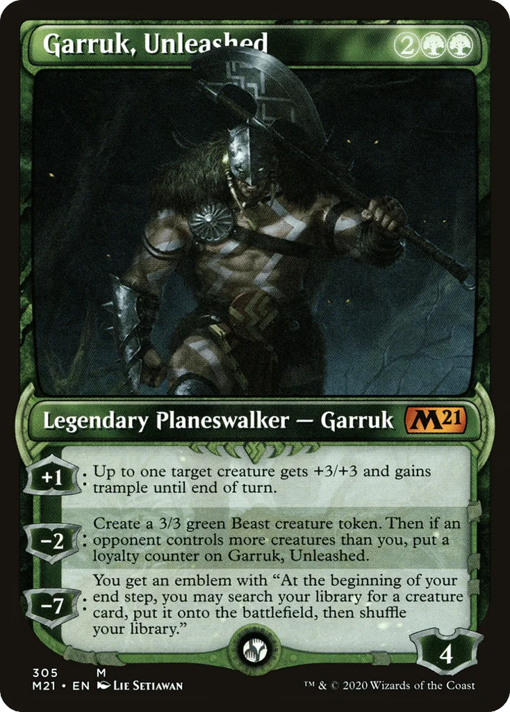 Garruk, Unleashed · Core Set 2021