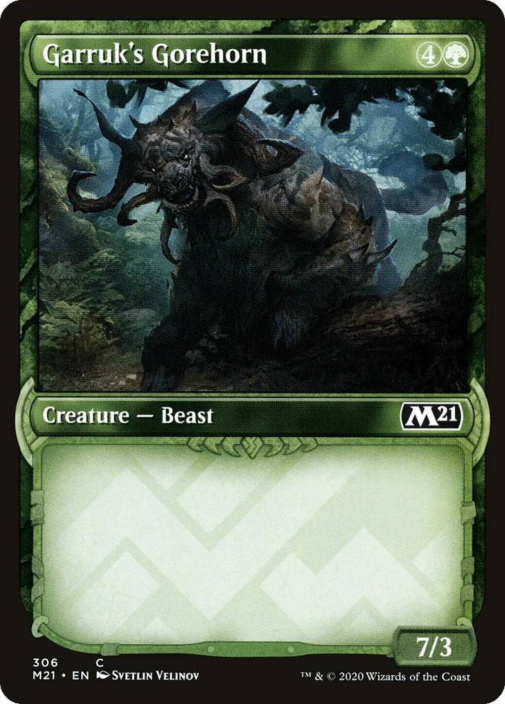 Garruk's Gorehorn · Core Set 2021