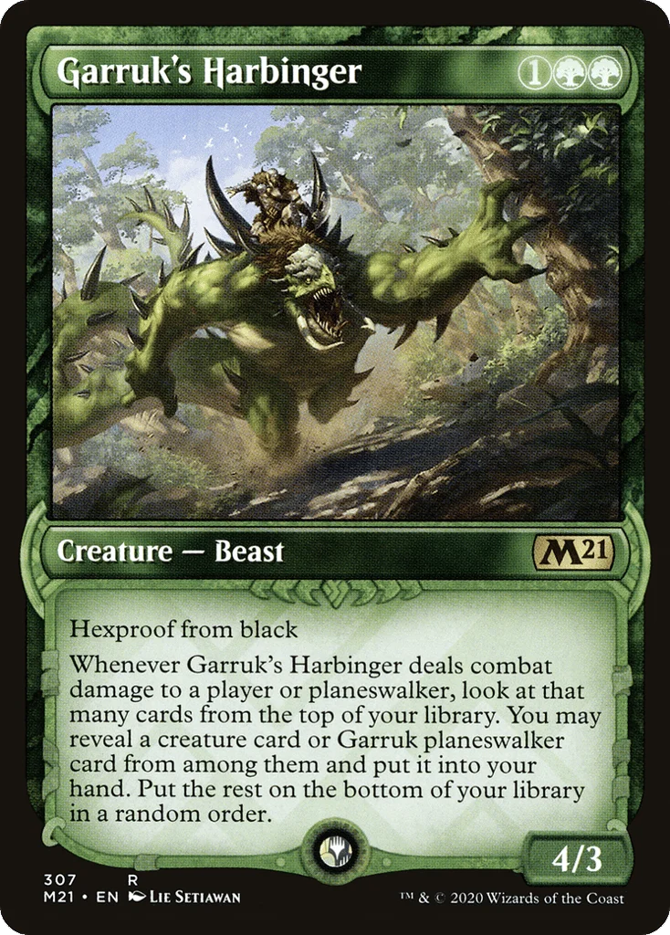 Garruk's Harbinger · Core Set 2021