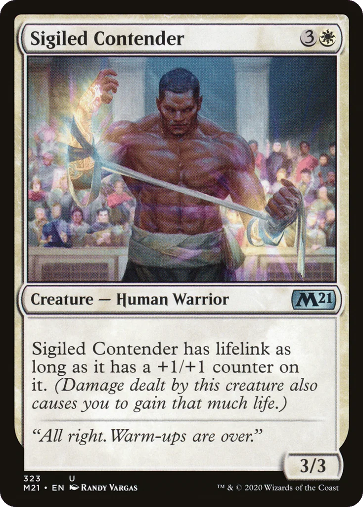 Sigiled Contender · Core Set 2021