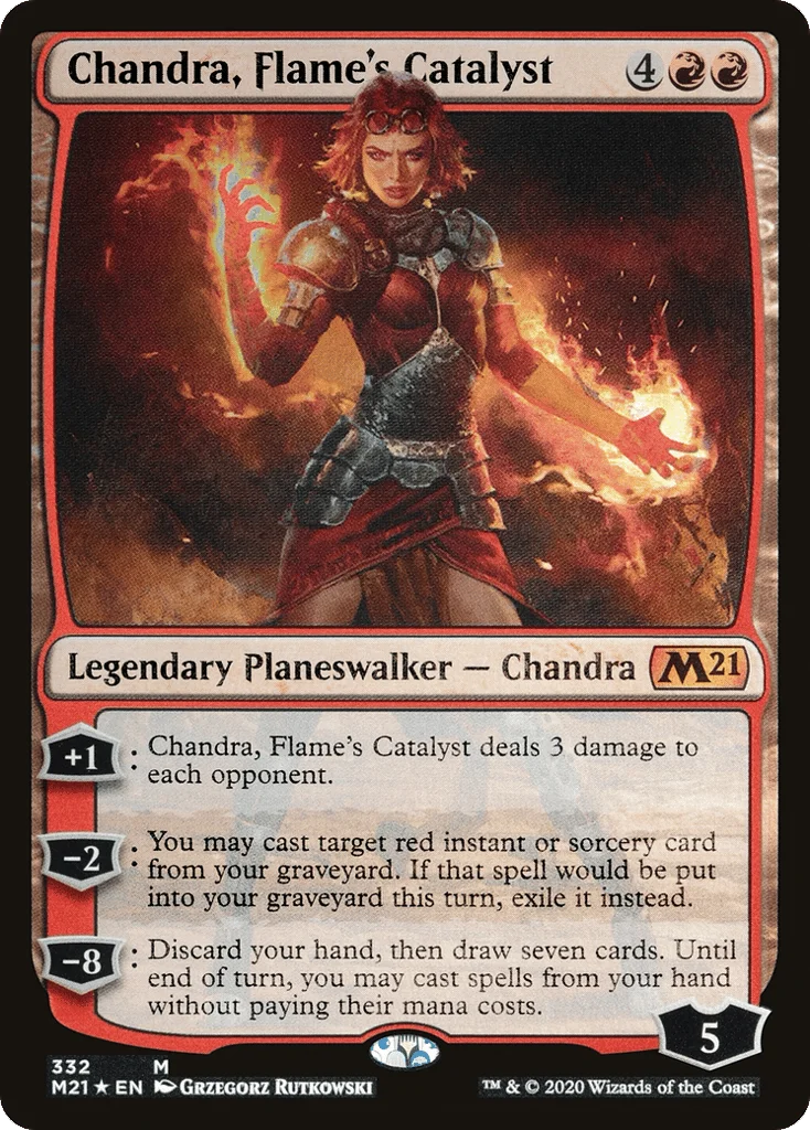 Chandra, Flame's Catalyst · Core Set 2021
