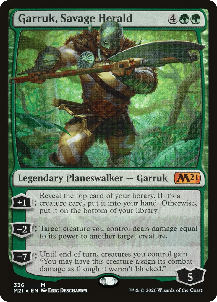Garruk, Savage Herald · Core Set 2021
