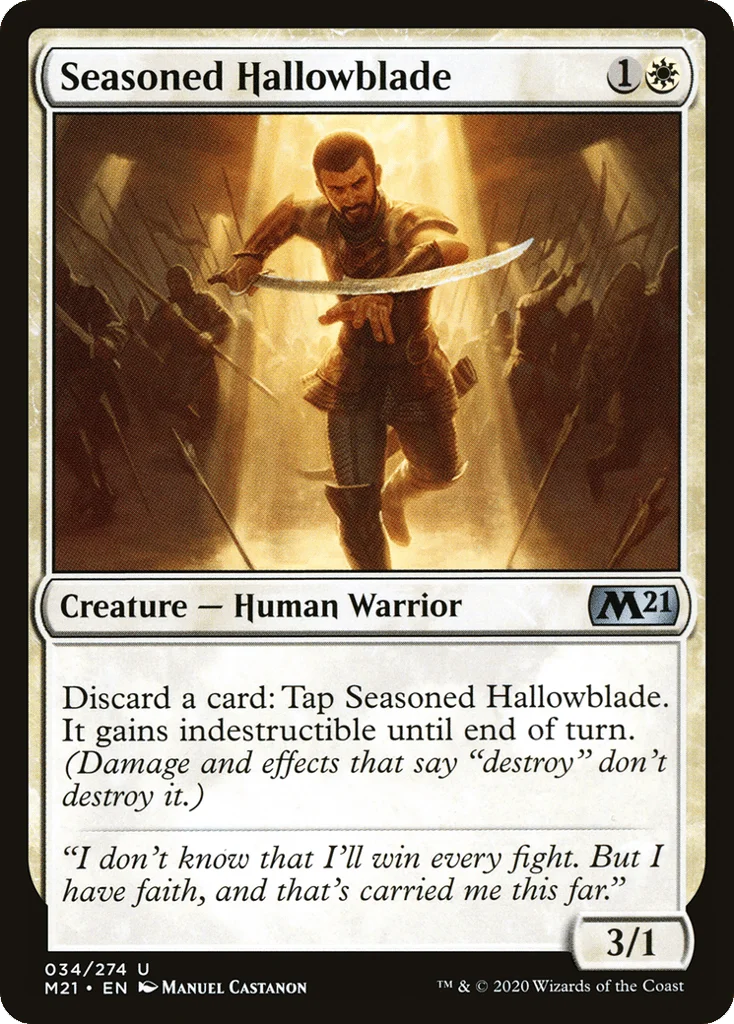 Seasoned Hallowblade · Core Set 2021