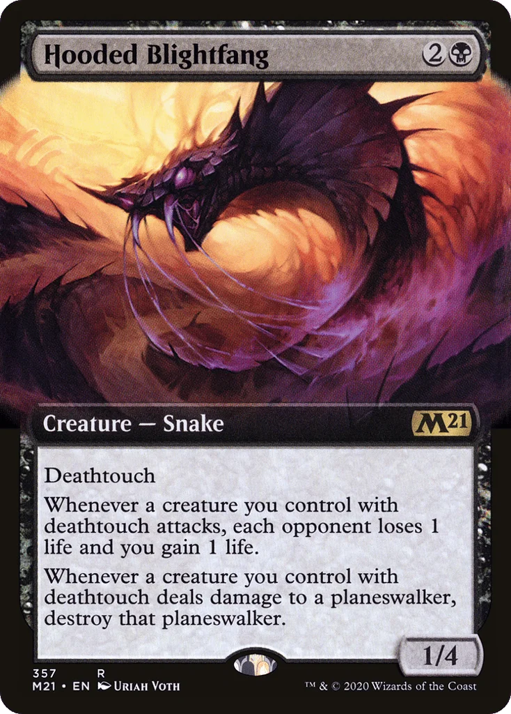 Hooded Blightfang · Core Set 2021