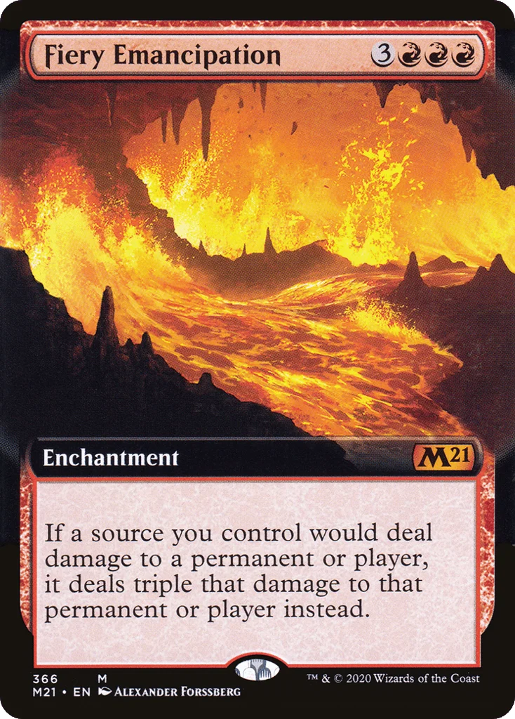 Fiery Emancipation · Core Set 2021