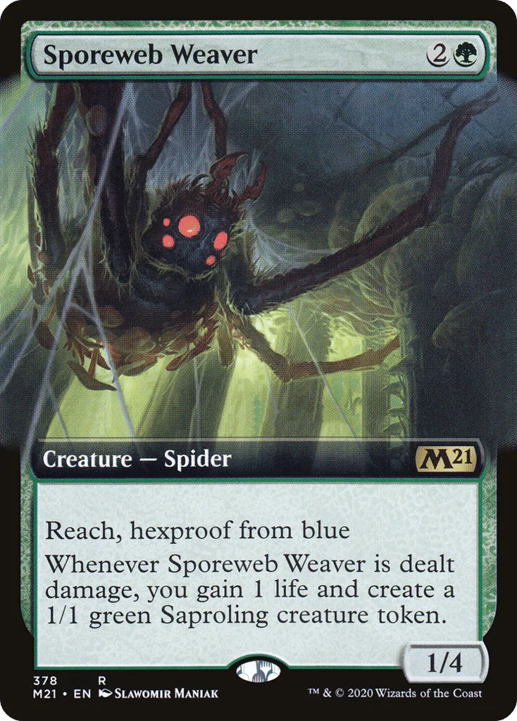 Sporeweb Weaver · Core Set 2021