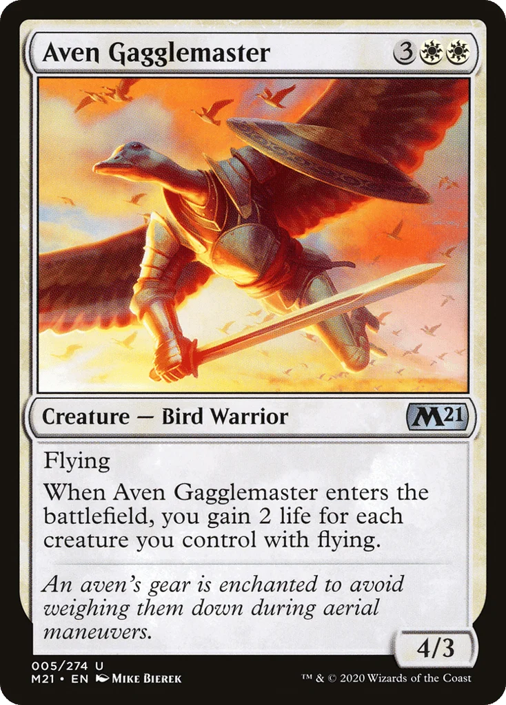 Aven Gagglemaster · Core Set 2021