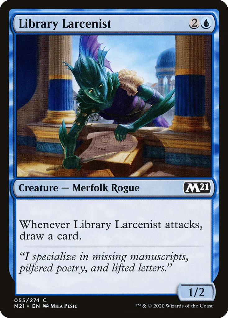 Library Larcenist · Core Set 2021