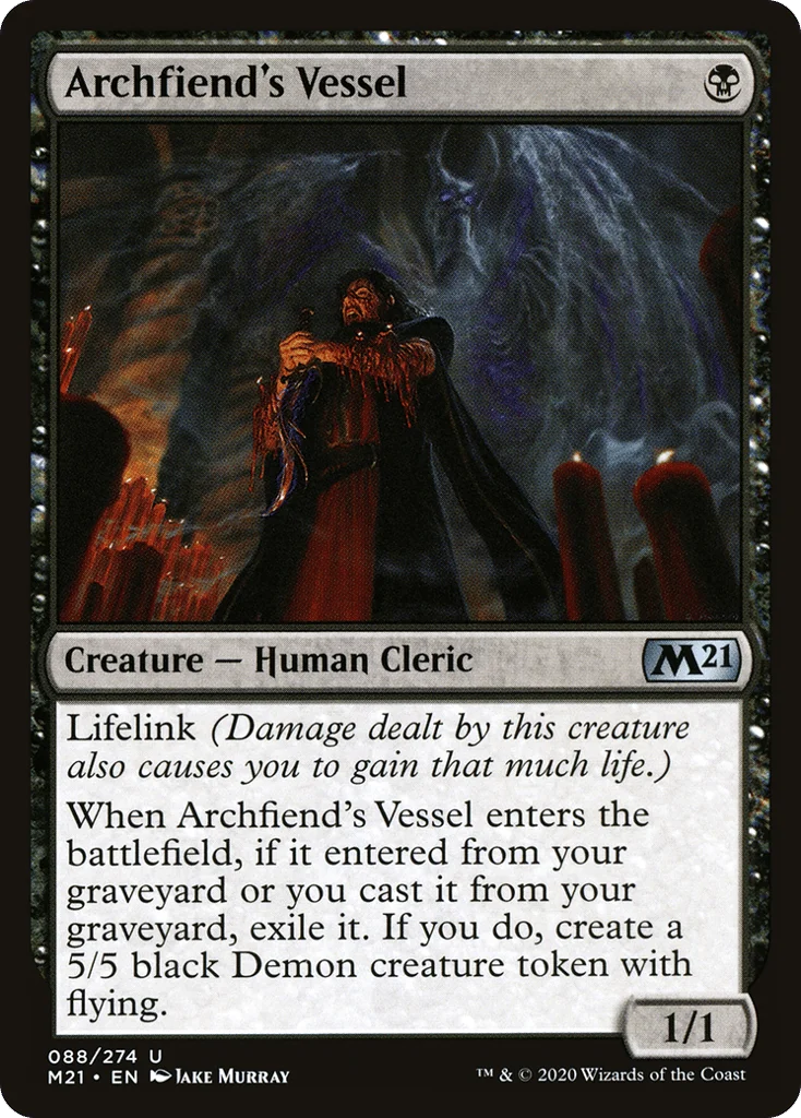 Archfiend's Vessel · Core Set 2021