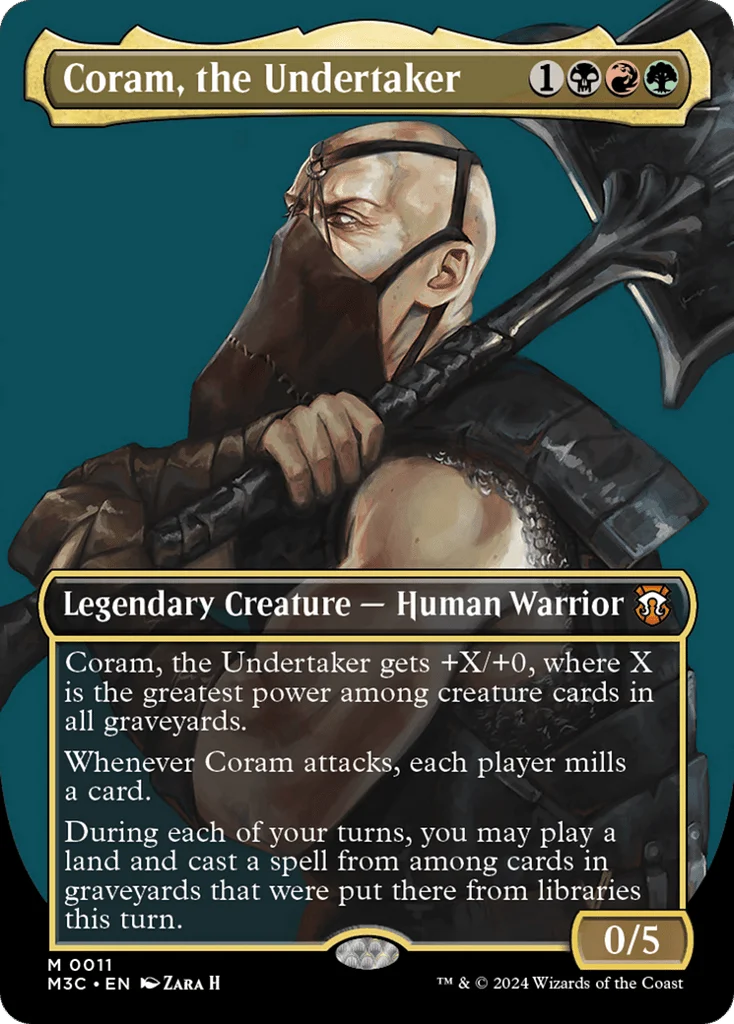 Coram, the Undertaker · Modern Horizons 3 Commander