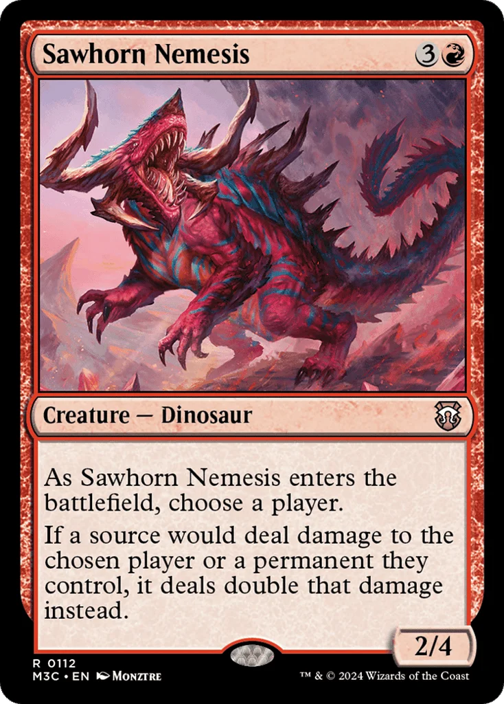 Sawhorn Nemesis · Modern Horizons 3 Commander