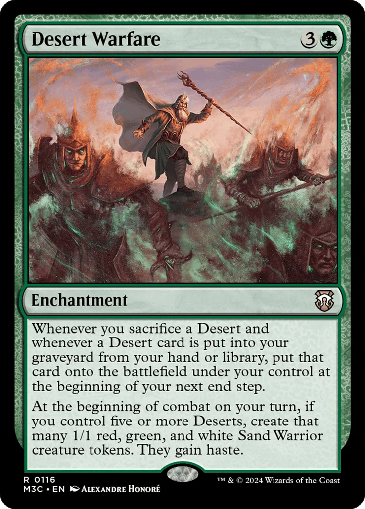 Desert Warfare · Modern Horizons 3 Commander