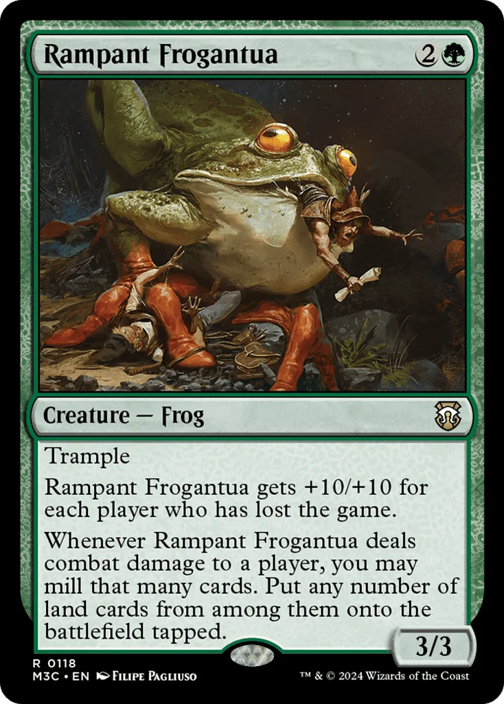 Rampant Frogantua · Modern Horizons 3 Commander