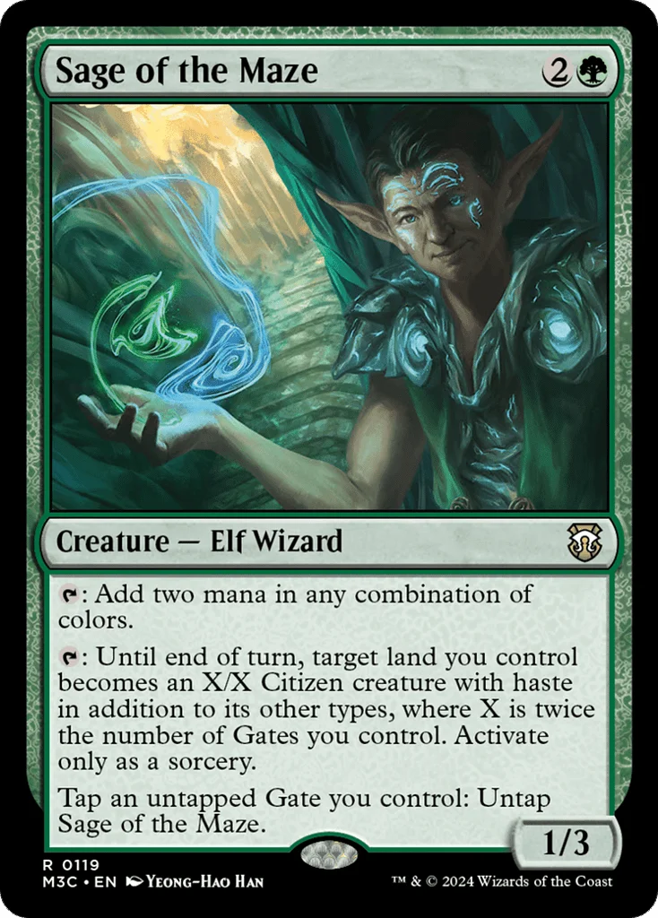 Sage of the Maze · Modern Horizons 3 Commander