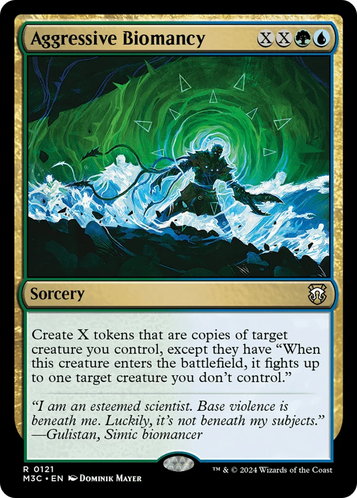 Aggressive Biomancy · Modern Horizons 3 Commander