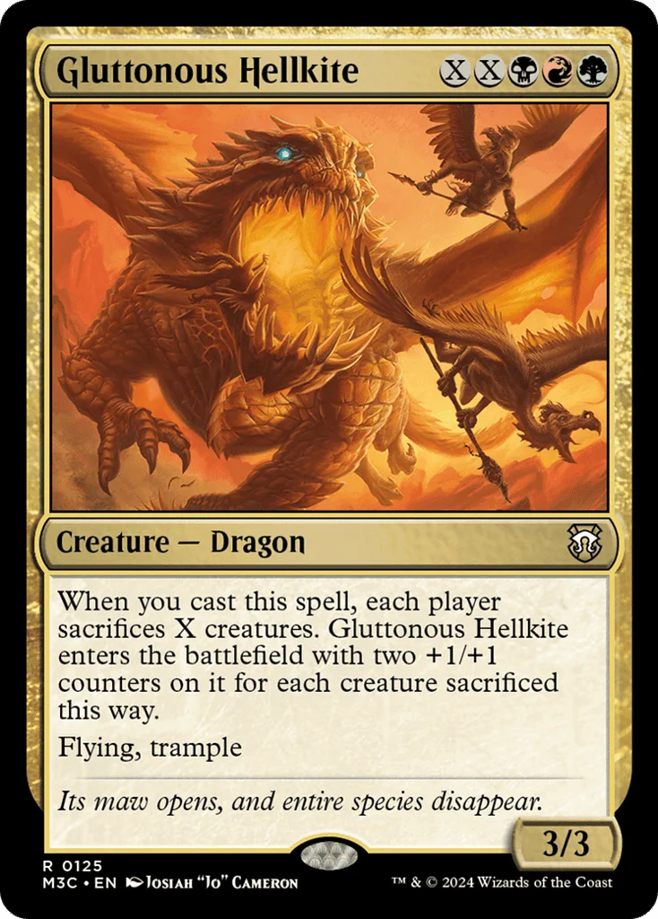 Gluttonous Hellkite · Modern Horizons 3 Commander