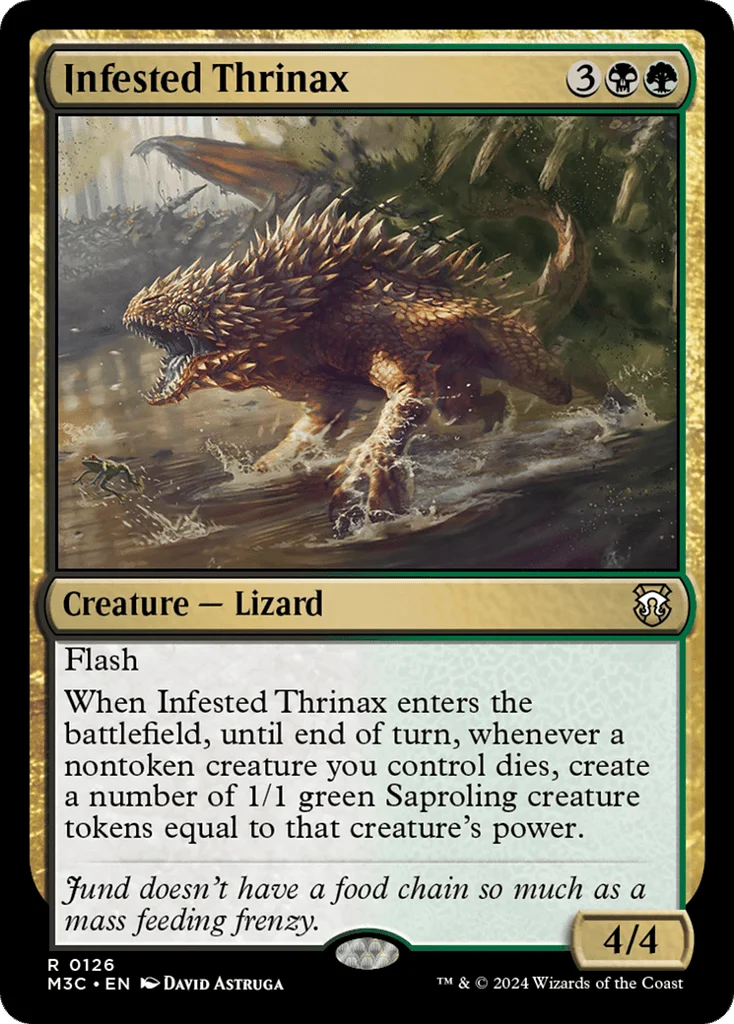 Infested Thrinax · Modern Horizons 3 Commander