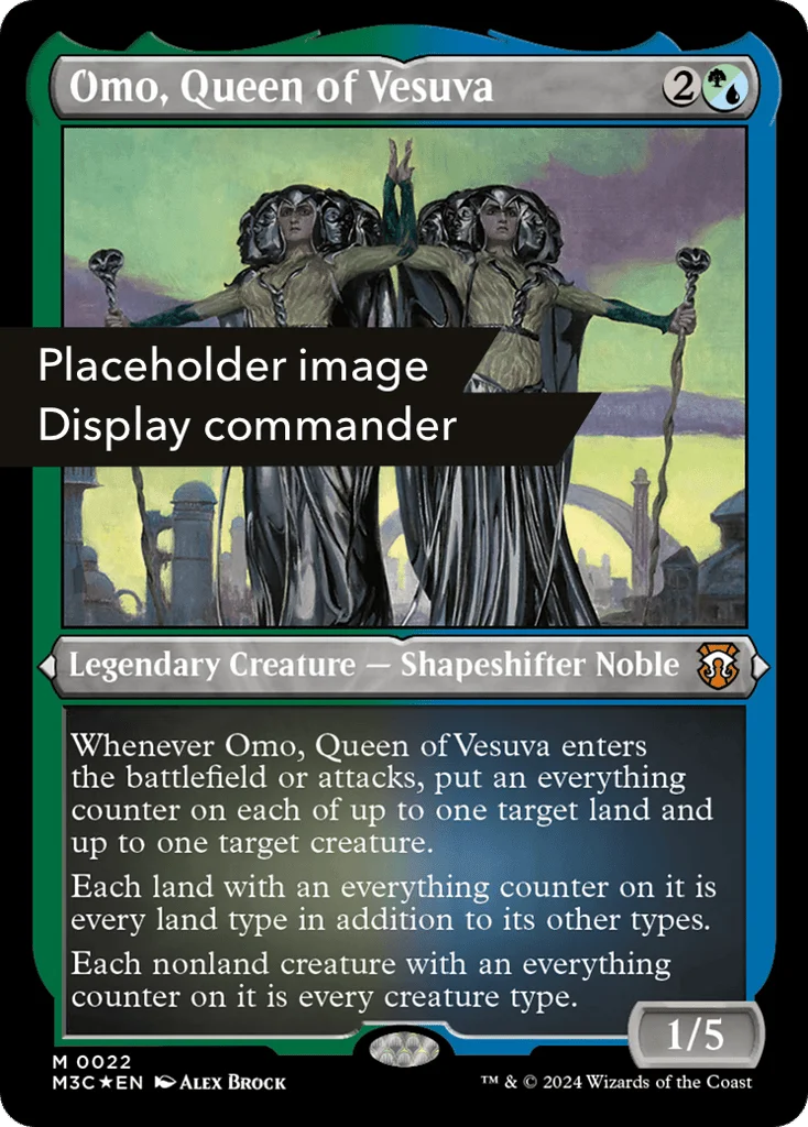 Omo, Queen of Vesuva · Modern Horizons 3 Commander