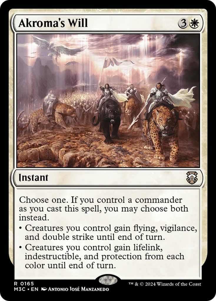 Akroma's Will · Modern Horizons 3 Commander