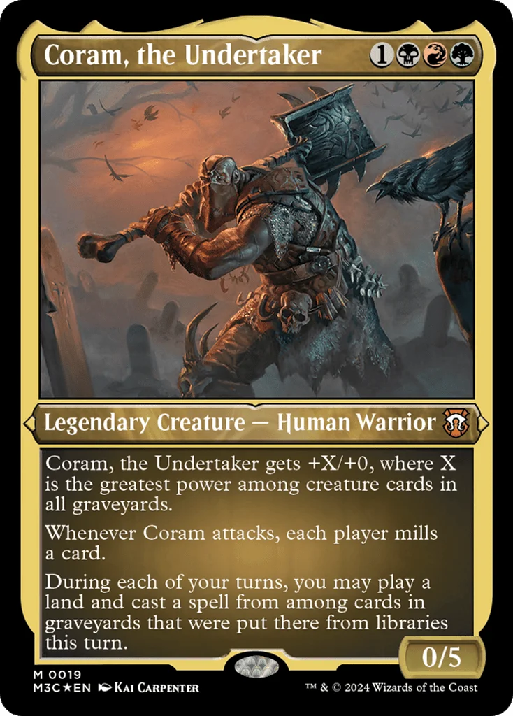Coram, the Undertaker · Modern Horizons 3 Commander