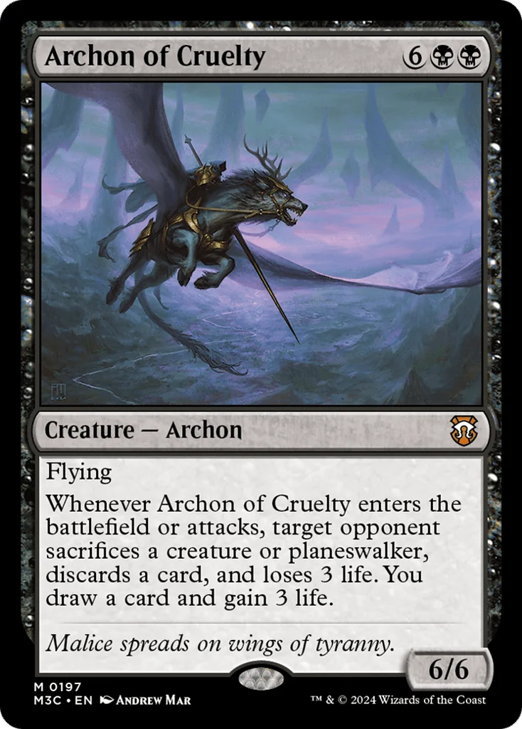 Archon of Cruelty · Modern Horizons 3 Commander